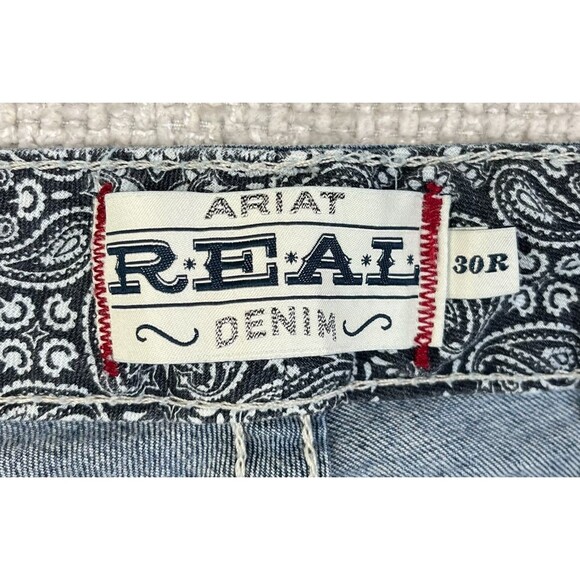 Ariat REAL Jeans Women's 30 Straight Stretch Western Embroidered Pockets Denim - Picture 5 of 11